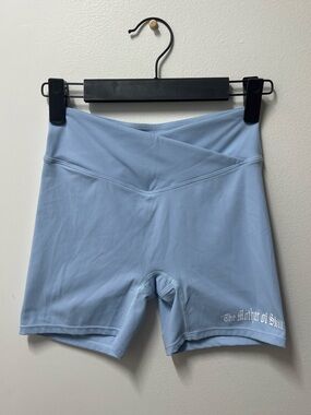 Wolves light blue lifting/gym shorts🩵